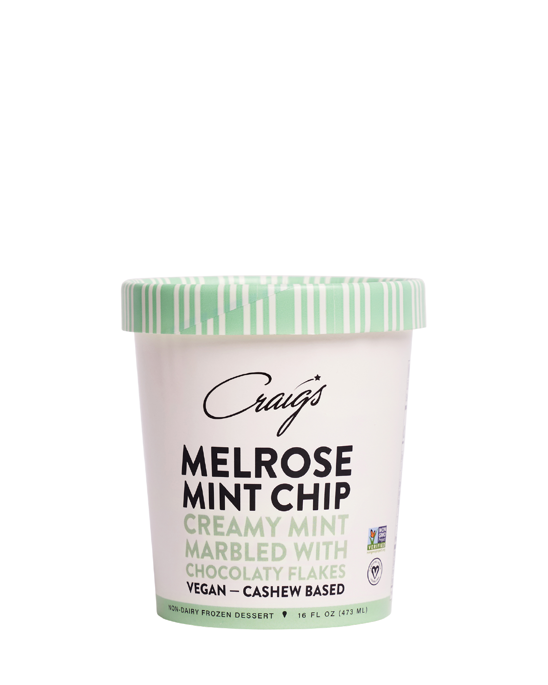 Melrose Mint Chip  Craig's Vegan Ice Cream